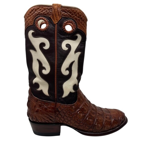Tecovas Birthday Mens Cowboy Boots IX 9.5 EE Ltd  Hornback Alligator western NEW main image 5